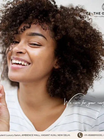 I care for your curly hair. Understanding and working with natural curls is a specialty, ensuring they are hydrated, defined, and frizz-free.