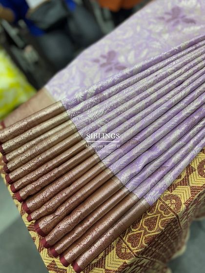 A close-up of the art of 'Fluffy Pleats' that I teach in my workshop. Notice the even spacing and the volume it creates, perfect for rich silk fabrics.