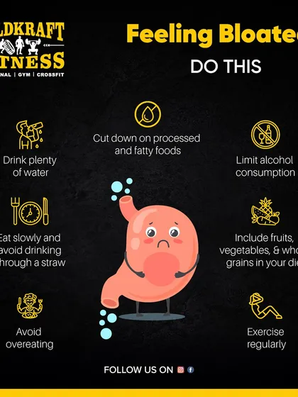 Feeling bloated? Simple changes can help. Drink plenty of water, eat slowly, exercise regularly, and cut down on processed foods and alcohol.