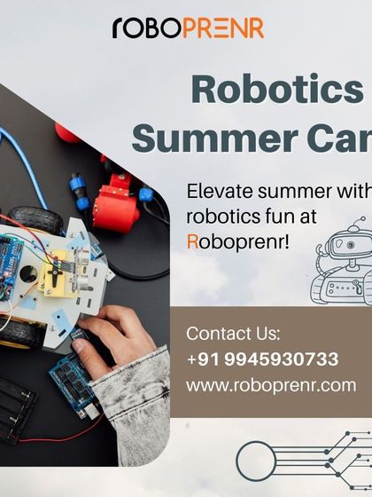 Elevate your child's summer with our robotics camp. From building robots to mastering Scratch game development, we offer a blend of fun and learning.