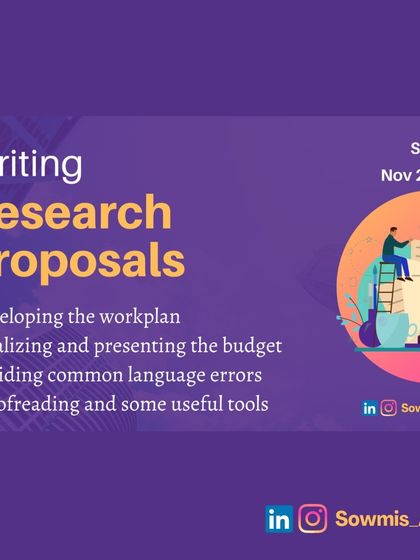The final day of the proposal writing workshop covers the practicalities. We focus on developing the workplan, finalizing the budget, and proofreading the entire document to avoid common errors, ensuring the proposal is polished and professional.