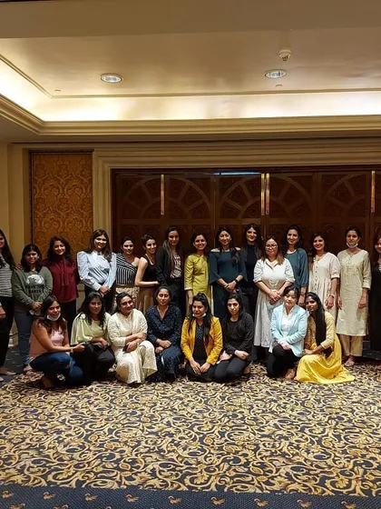 A group photo from a medical education event. I am dedicated to lifelong learning to ensure my practice is always based on the most current dermatological science.