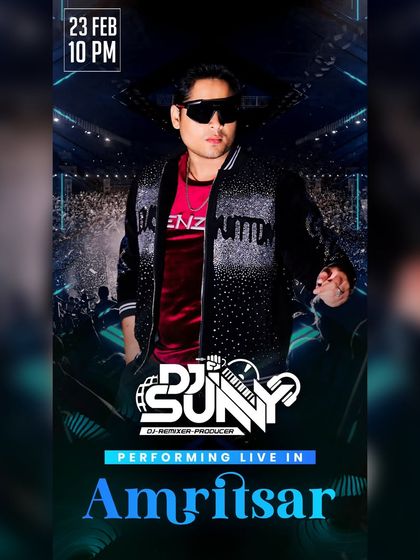 Getting ready to bring the noise to Amritsar. As I always say, nobody can match the energy level of Punjabis. This poster was for a high-profile event at the Hyatt Regency.