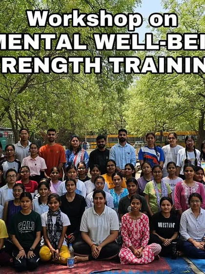 A successful workshop on enhancing mental well-being through strength training. It's incredible to see a group of engaged individuals leave with new knowledge and confidence. This is the community we build together.