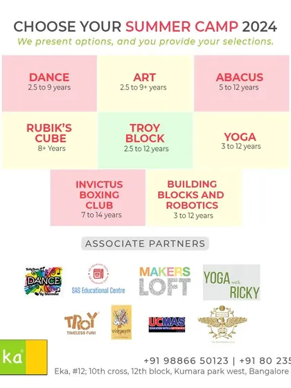 So many paths to explore. Our "Choose Your Summer Camp" model gives your child the power to pick their own adventure, with options ranging from STEM and art to dance and sports, all led by expert partners.