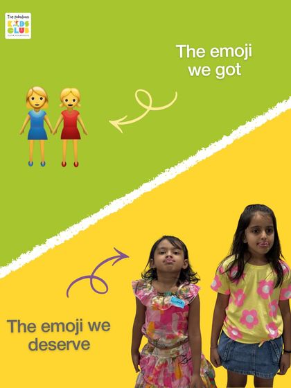 The emoji we got versus the emoji we deserve. A little bit of fun showing the real, unfiltered expressions of our fabulous kids.