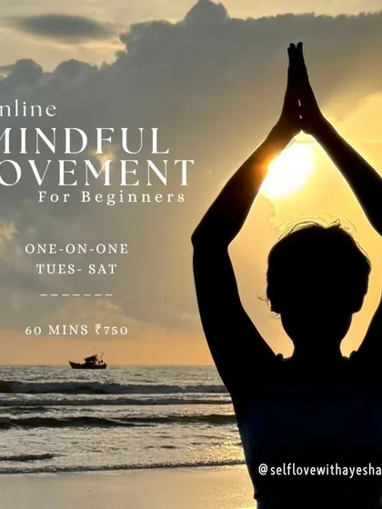 Announcing my online Mindful Movement sessions for beginners. These are one-on-one classes designed to fit your schedule.