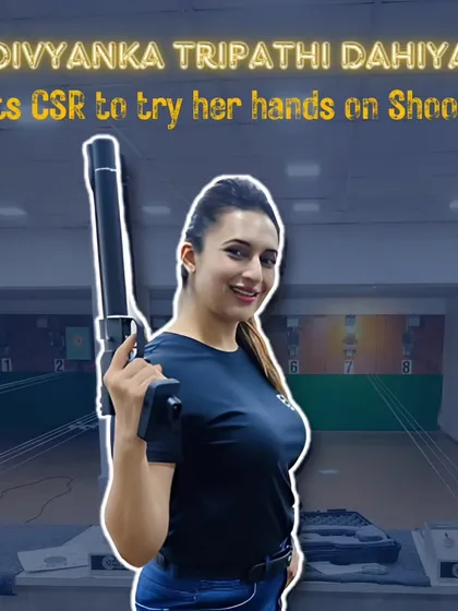 We were thrilled to host the talented actress Divyanka Tripathi Dahiya at our range. It's always a pleasure to see new shooters discover their focus and hit the bullseye with us.