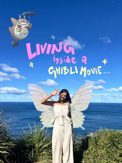 If you've ever wanted to live inside a Ghibli movie, I can help with that. I add elements like Totoro and butterfly wings to your photos to give them that dreamy, animated film vibe.