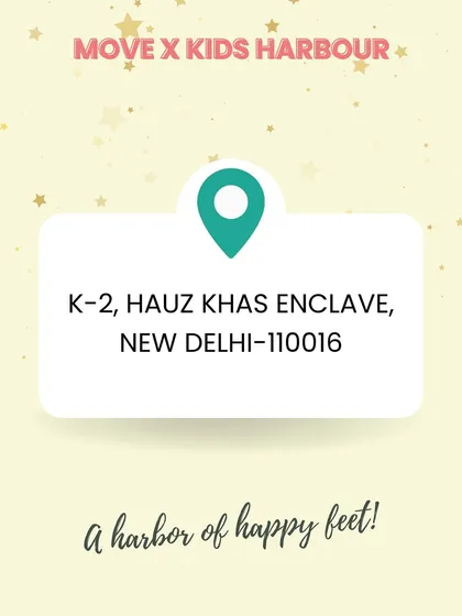 You can also find our summer camp at Kids Harbour in Hauz Khas Enclave, a harbor of happy feet.