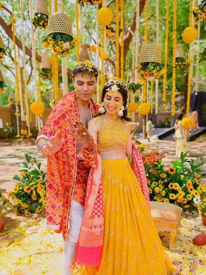 Vibrant Haldi & Mehendi Ceremonies photo 33