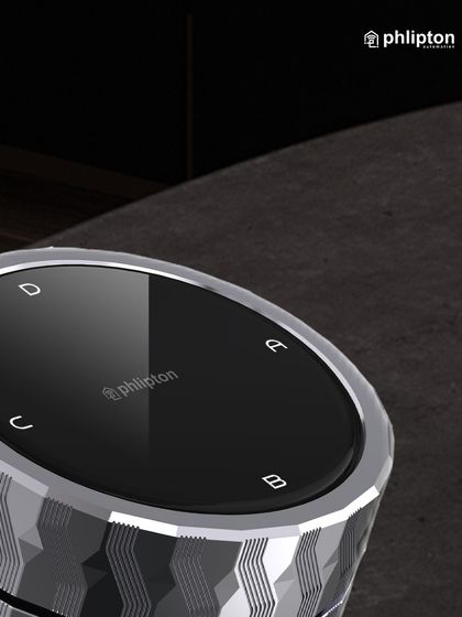 Here is a close-up of the premium, textured finish on my wireless smart knob. It’s designed to be a statement piece, offering a satisfying tactile experience every time you twist, turn, and take control.