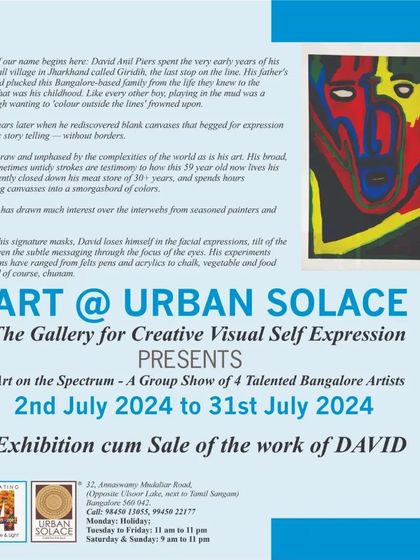 Highlighting the work of artist David from our 'Art on the Spectrum' group show. His raw, unphased style tells an authentic story.