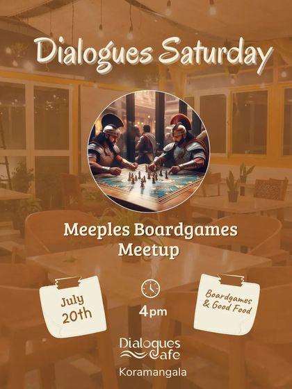 Join us for our Meeples Boardgames Meetup. It's a six-hour extravaganza of games, food, and fun.
