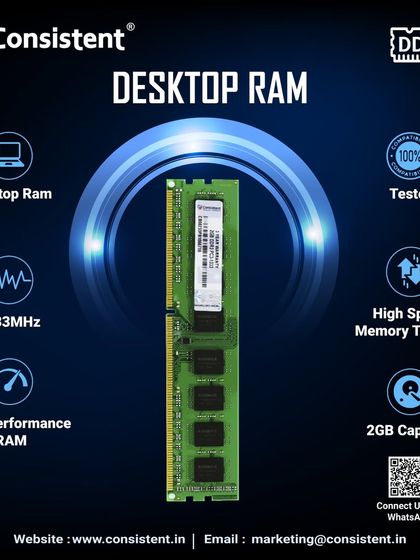 This 2GB DDR3 desktop RAM module is a cost-effective upgrade for basic systems. Running at 1333MHz, it provides a high-speed memory transfer boost to improve general system responsiveness.