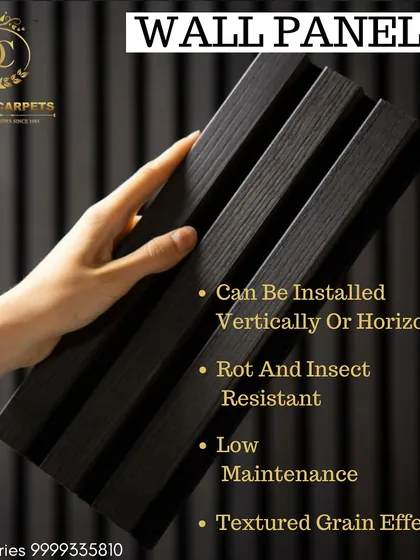 Our wall panels are designed for performance. They can be installed vertically or horizontally, are resistant to rot and insects, and require very little maintenance. The textured grain effect provides a realistic wood look without the hassle.