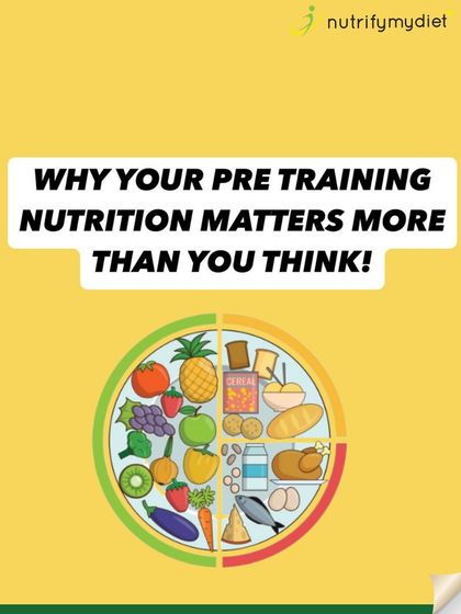 An infographic guide explaining why pre-training nutrition is more important than you think. Learn how to avoid dizziness, fatigue, and muscle loss by fueling your body correctly.