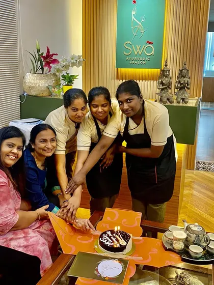 Another shot of our team celebration. These moments of togetherness and appreciation are so important to me.