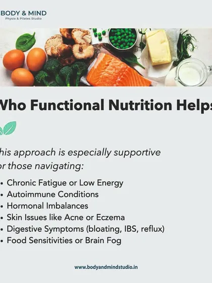 If you are navigating chronic fatigue, hormonal imbalances like PCOS, digestive issues, or persistent brain fog, functional nutrition can provide the answers. I specialize in creating targeted plans for these complex conditions by addressing the underlying systems.