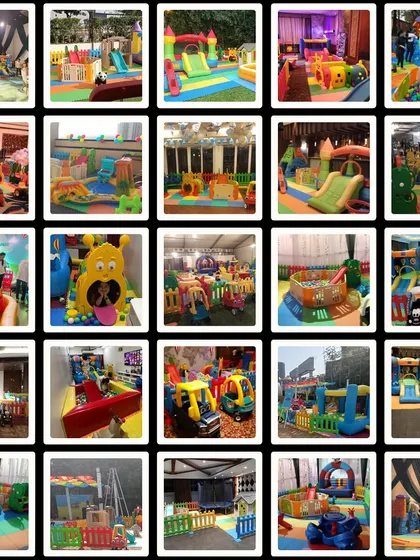 Just a glimpse of the endless possibilities. This collection showcases twenty different playzone setups I've created, from compact indoor arrangements to sprawling outdoor playgrounds, proving that I can fit a world of fun into any space you have.