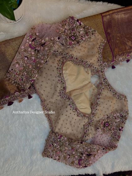 Anthariya by Nidhi Gowda - Ethnic Wear Design & Embroidery Courses Modern Elegance: Sheer & Contemporary Blouses photo 8