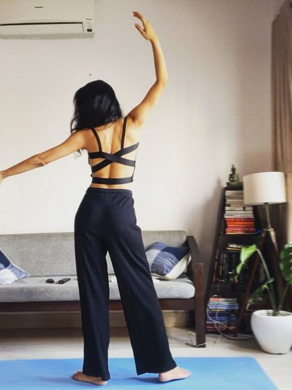 The dance of the chakras. Yoga is not just physical; it's an energetic practice of bringing our whole system into balance.