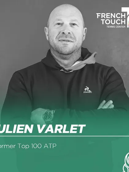 Meet Consultant Coach Julien Varlet, a former top 100 ATP player who brings immense professional experience to our academy.