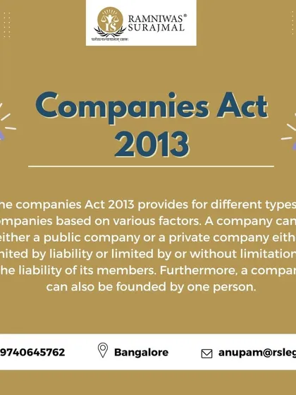 The Companies Act 2013 is a landmark legislation that governs all companies in India. It introduced key concepts like the One-Person Company and mandatory Corporate Social Responsibility, and we ensure our clients are fully compliant.