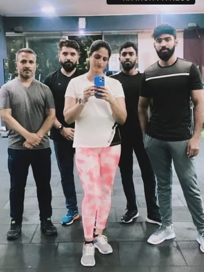 Another shot of the crew after a tough session.