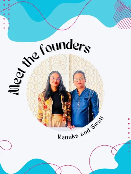 We are Renuka and Swati, the mother-daughter team behind this art zone. We started this studio to share our love for textile arts and create a space where anyone can feel welcome to explore their creative side.