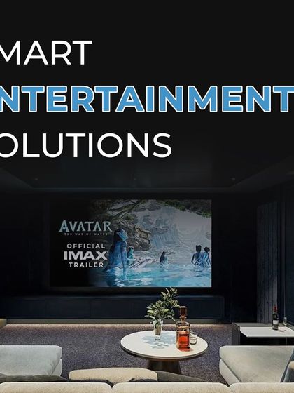 Elevate your movie nights with my smart entertainment solutions. I integrate your lighting, sound system, and climate control so you can create the perfect home theater experience with your voice or a single tap.