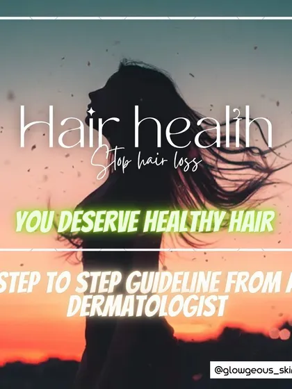 **A step-by-step guide from a dermatologist to help you stop hair loss.** My approach is methodical and based on science, designed to give you a clear path forward on your hair health journey.