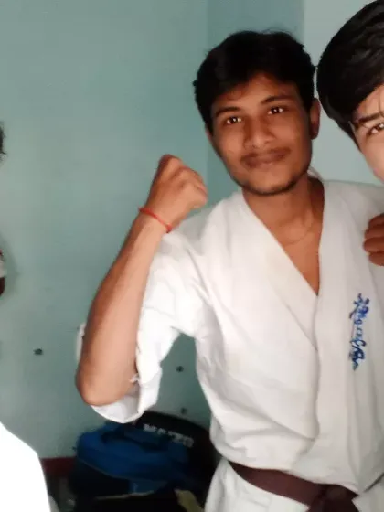 A selfie with two of my senior boys. They are not just my students; they are like my younger brothers.