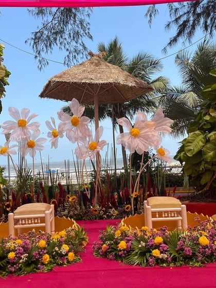 Vibrant Haldi & Mehendi Functions photo 32