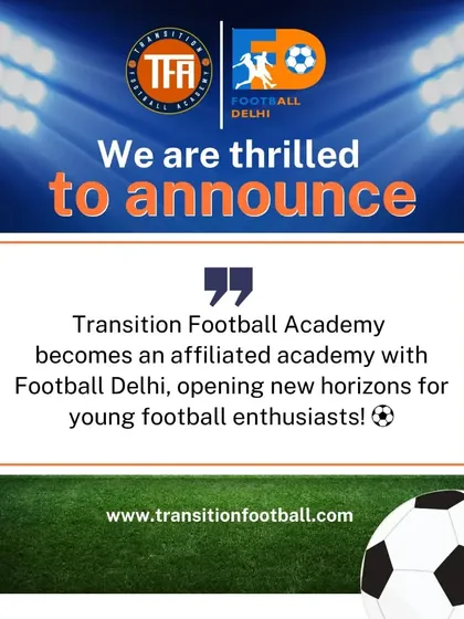 My academy is officially recognized for its excellence. I am proud to announce our affiliation with Football Delhi, a partnership that opens up even more opportunities for my players and solidifies our position as a leading development center.