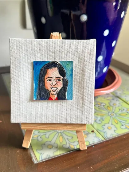 A small watercolour portrait of my best friend, Shweta. She is a true example of grit and resilience, and I admire her greatly.