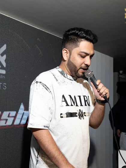 Hyping up the crowd at House of Lords. Interacting with the audience is key to my DJ sets; I feed off their energy to make the night even better.