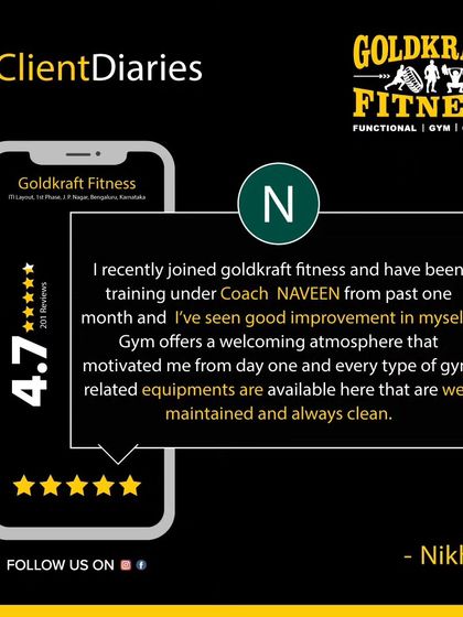 We love seeing our members achieve results in just one month. Nikhil's feedback on our welcoming atmosphere and well-maintained equipment motivates us to keep improving.