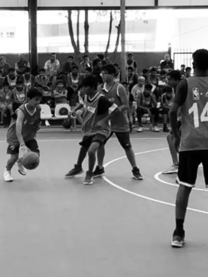 Competition is in our DNA. Here are our U16 boys battling it out at an NBA event, putting their training to the test and learning what it takes to compete.