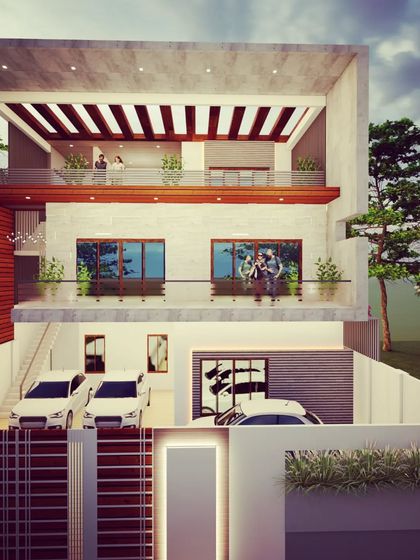 RJ Interiors & Architecture - Design & Build Services Modern Home Exteriors photo 25