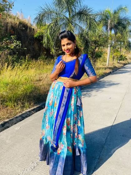 CB Rental Dresses - Women's Occasion Wear Rental Langa Davanis (Half Sarees) photo 67