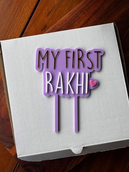 The Party Glitter - Custom Cake & Party Decorations Sleek Acrylic & Wooden Toppers photo 7