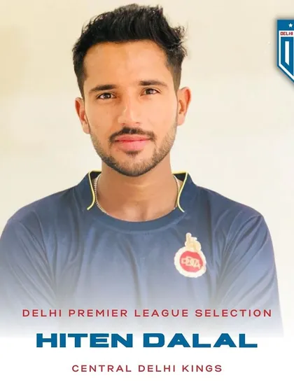 Hiten Dalal, one of our senior batsmen, was picked up by the Central Delhi Kings for the DPL. His experience and skill are an asset to any team.