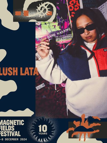 My official artist flyer for Magnetic Fields. I was ready to feel the bass in my body and the drums in my mouth with the desert crowd.