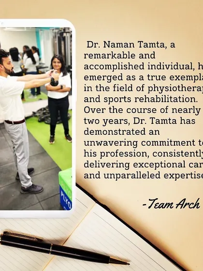 Celebrating Dr. Naman's expertise and unwavering commitment to his profession. He consistently delivers exceptional care to every client he works with.