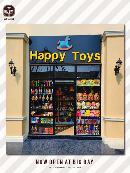 For our youngest travelers, our Happy Toys store is a world of fun. The store is brightly lit and fully stocked with toys, games, and plushies to make any kid's day.