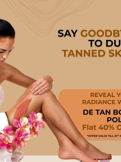 Say goodbye to dull, tanned skin this summer. Reveal your radiance with our De-Tan Body Polish, now available at a flat 40% off for a limited time.