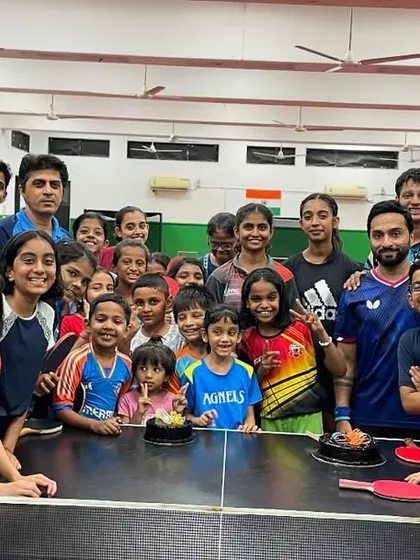 A happy World Table Tennis Day from our entire academy family. This group photo captures the spirit of our community, with players of all ages and coaches celebrating the sport we love.
