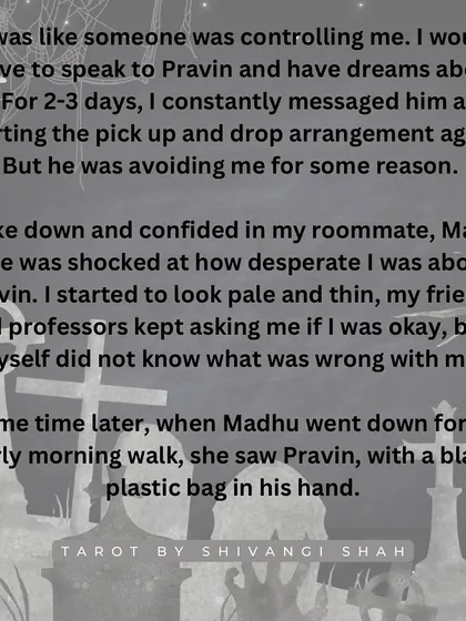 A student's nightmare story of being targeted by a rickshaw driver with black magic after she ended their daily travel arrangement.