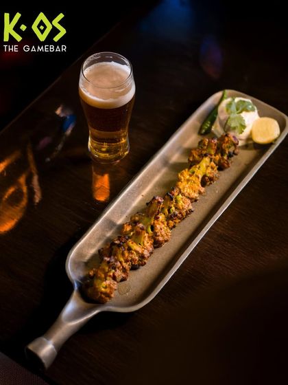 A perfect pairing. Our sizzling tandoori bites served with a chilled pint of beer is a classic combination for a reason.
